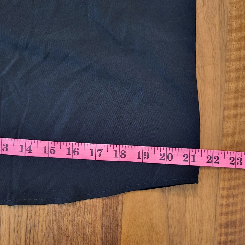 Calvin Klein Black Blouse with Pleated accents, size M - Picture 11 of 16